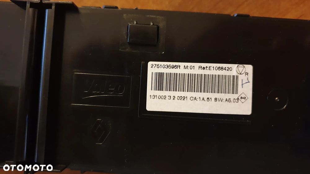 Megane III Scenic III lift panel klimatyzacji - 2