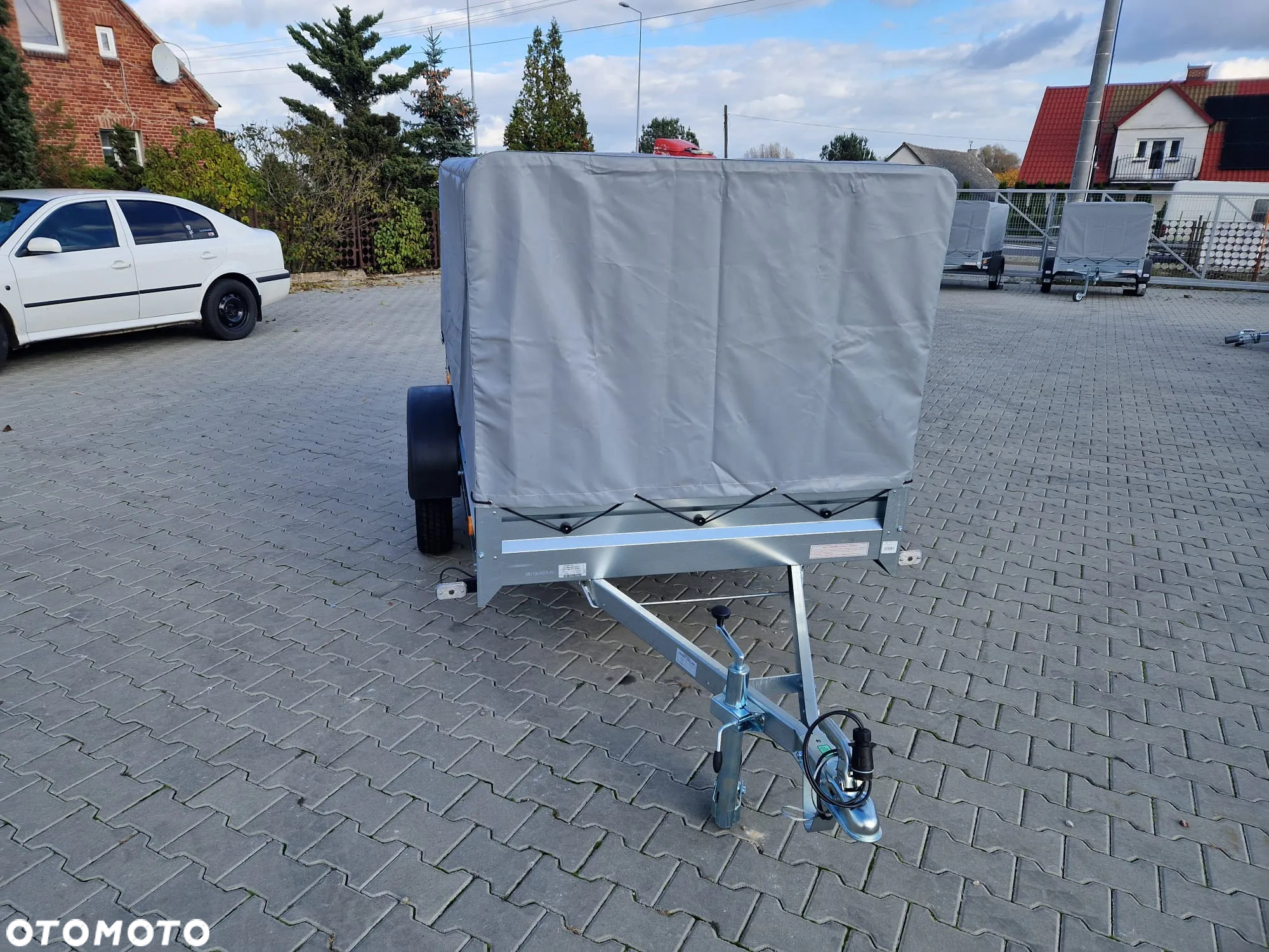 Neptun Neptun DOSTAWA Przyczepka 263x129x110cm N7-263 ptw PROMOCJA! Lekka przyczepa jednoosiowa ze stelażem i plandeką GN114 - 11