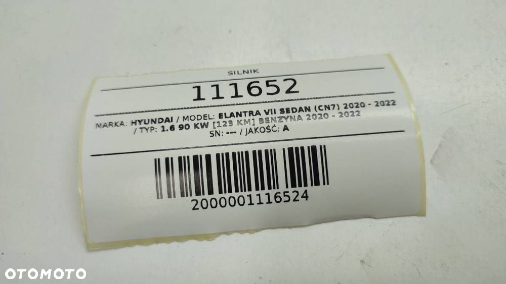 SILNIK KOMPLETNY G4FM 1.6 HYUNDAI ELANTRA VII 2023 8000km - 21