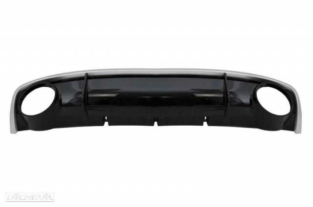 Difusor com Ponteiras Audi A4 B8.5 (2012 a 2015) Look Rs4 - 2