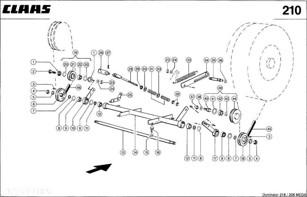 Claas curatator ventilator LEXION/TUCANO - 2
