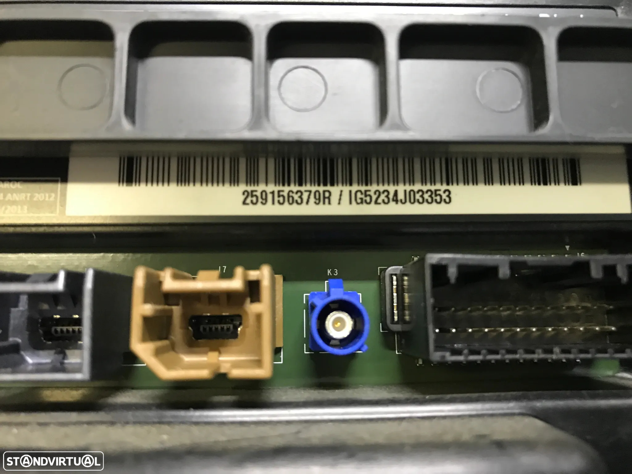 DISPLAY / ECRÃ GPS RENAULT CLIO IV / CAPTUR / KANGOO / ZOE 259156379R - 4