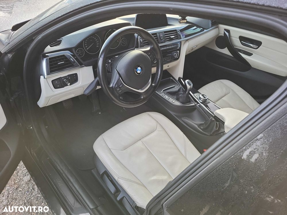 Interior piele alba bmw seria 4 f36 cu incalzire - 1