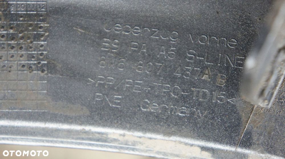 PRZEDNI ZDERZAK AUDI A5 8W6 S LINE LIFT - 10