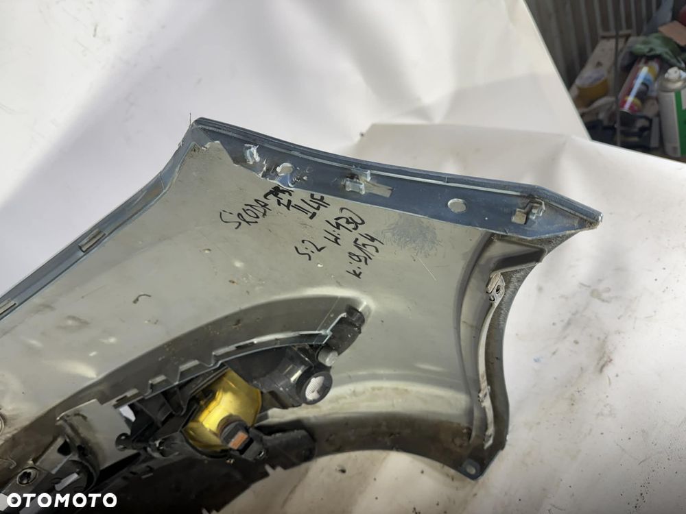 Skoda Fabia II Lift Zderzak Przód Przedni 10-14r. 9154 5J0807221D - 8