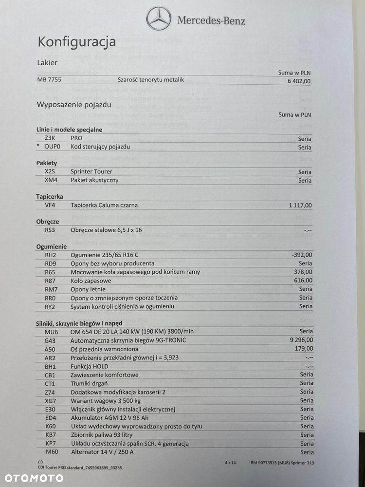 Mercedes-Benz Sprinter Standard PRO 9G-Tronic 907.253 - 18