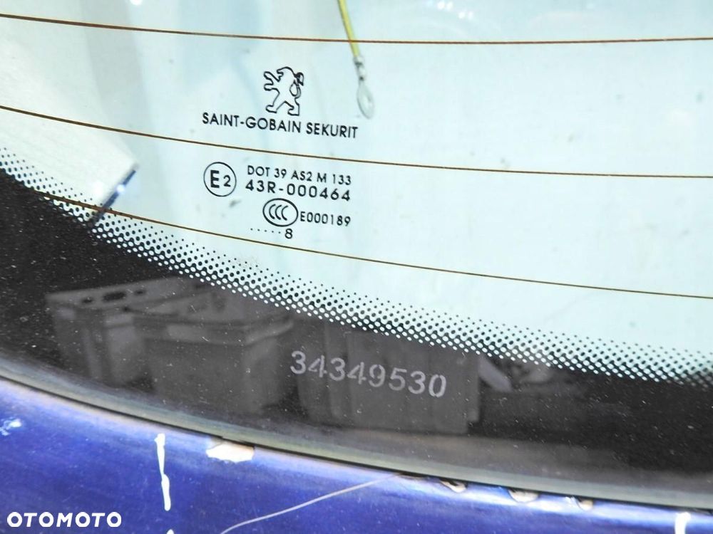 KLAPA TYLNA SZYBA KPLD PEUGEOT 207 - 5
