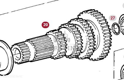 Fendt Favorit 514 Wał Skrzyni Biegów CZĘŚCI G514100080050 - 1