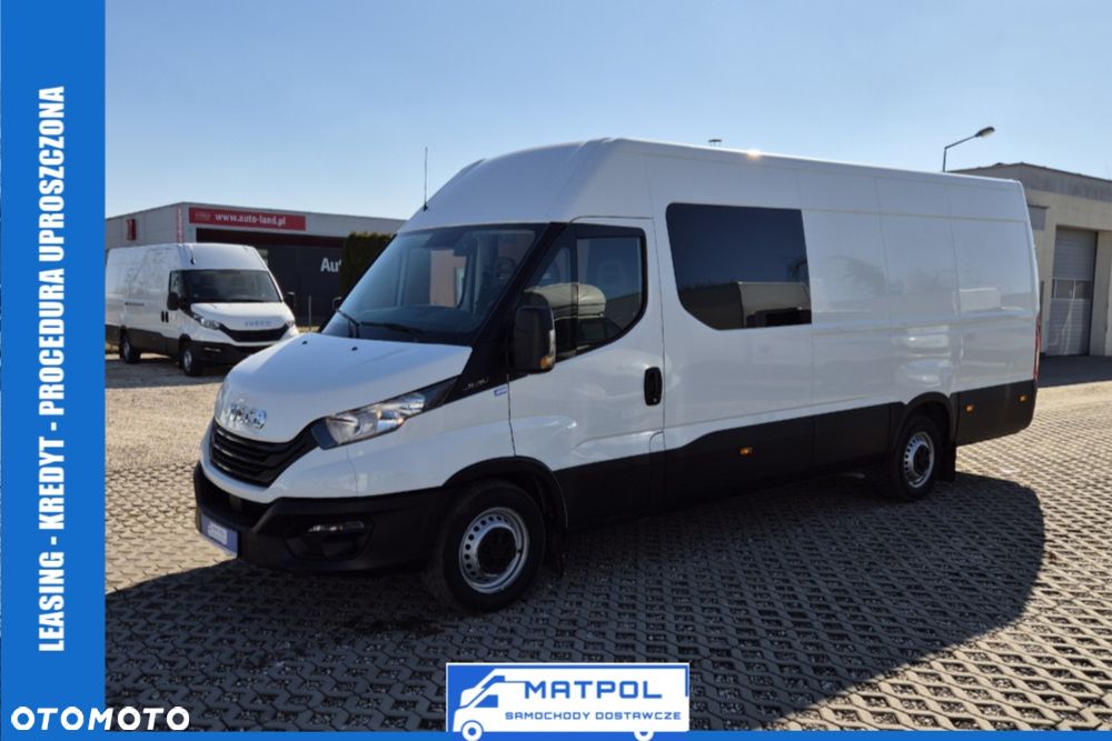 Iveco Daily 35S16 L4H2, Brygadówka 7-os, MAXI blaszak, 66 900 km, kamera cofania, klimatyzacja