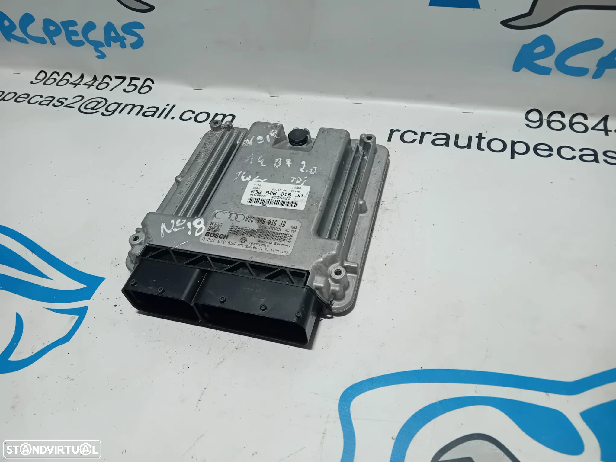 Centralina Bosch Original Audi 03G 906 016 JD / 0 281 012 654 - 4