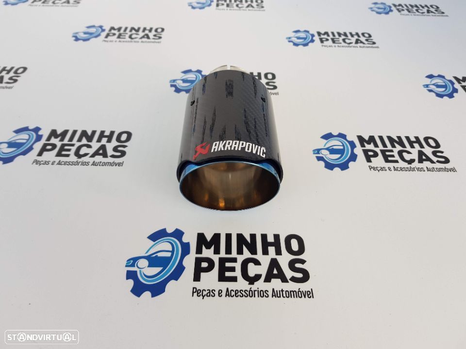 Ponteira Look Akrapovic Azul - 2