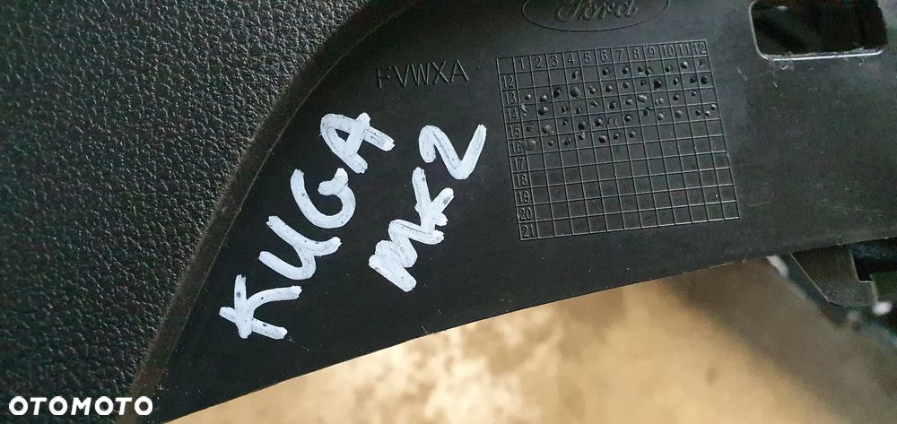 Osłona obudowa deski konsoli podszybie Ford Kuga MK2 CV44-S046B62-BHW - 11