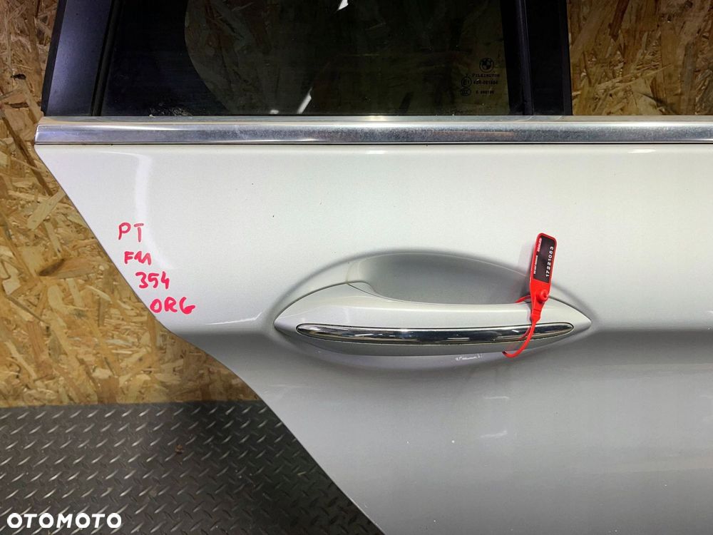 bmw 5 f10 f11 2015 tył strona prawa drzwi tylne 354 titansilber - 6
