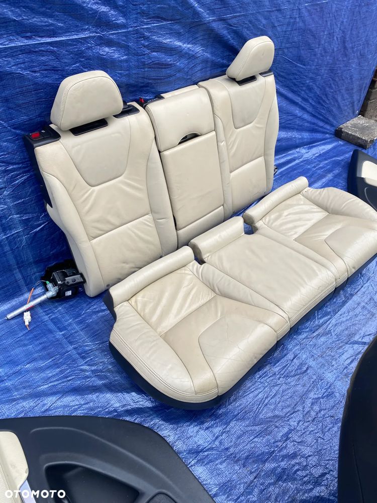 FOTEL FOTELE KANAPA BOCZKI SKÓRA SKÓRZANE WNĘTRZE KOMPLET VOLVO V60 I 11-18r. KOMBI  EUROPA - 10
