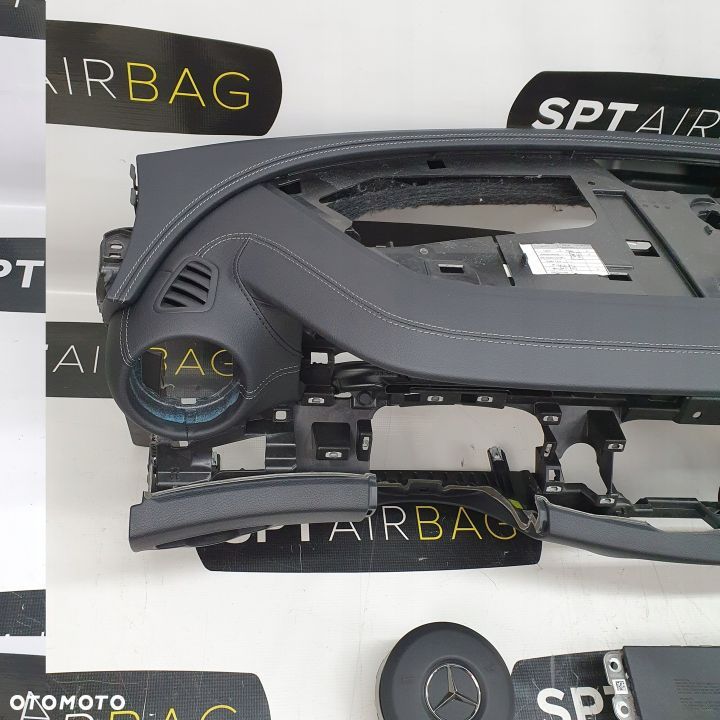 MERCEDES E KLASA W213 W238 DESKA ROZDZIELCZA KONSOLA KOKPIT PULPIT PODUSZKI AIRBAG AIR BAG PASY KIT SET - 2