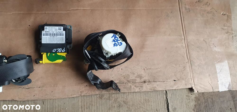 Konsola poduszki pasy AIRBAG sensor zestaw naprawczy VW Polo V 6R - 5