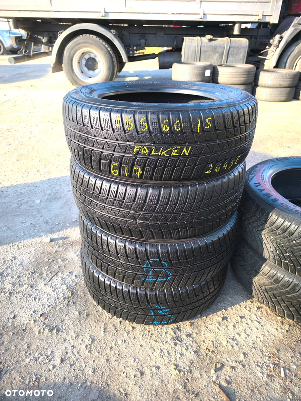 185/60R15 Opony Zimowe Zima FALKEN EUROWINTER HS449 6mm Legnica ALU-RAD 185/60