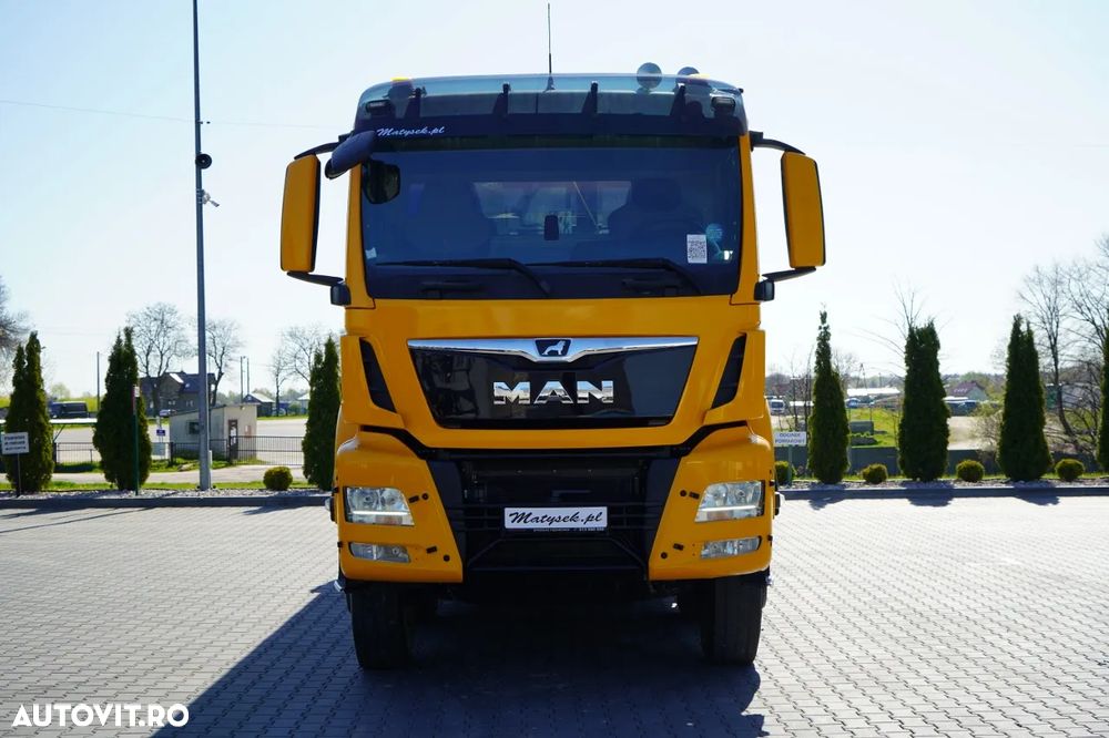MAN TGS 35.500 / 8x4 / BASCULANTE / HYDROBURTA / BORDMATIK / NAVI / 2019 - 16