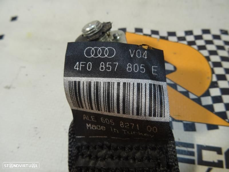 Cinto Traseiro  Audi A6 (4F2, C6)  4F0857805e / 4F0 857 805 E - 9