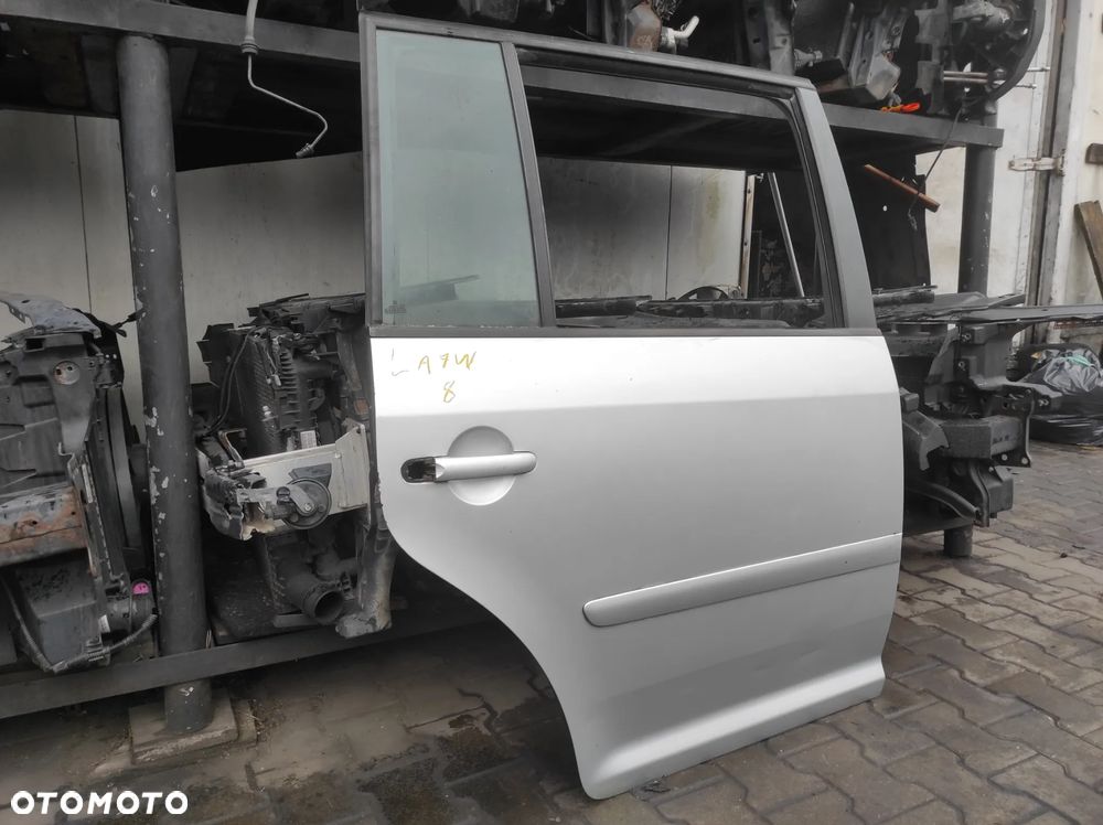 VW TOURAN 1T0 DRZWI TYLNE LEWE TYŁ PRAWY PRAWE LA7W SREBRNE WYSYŁKA !!! - 4