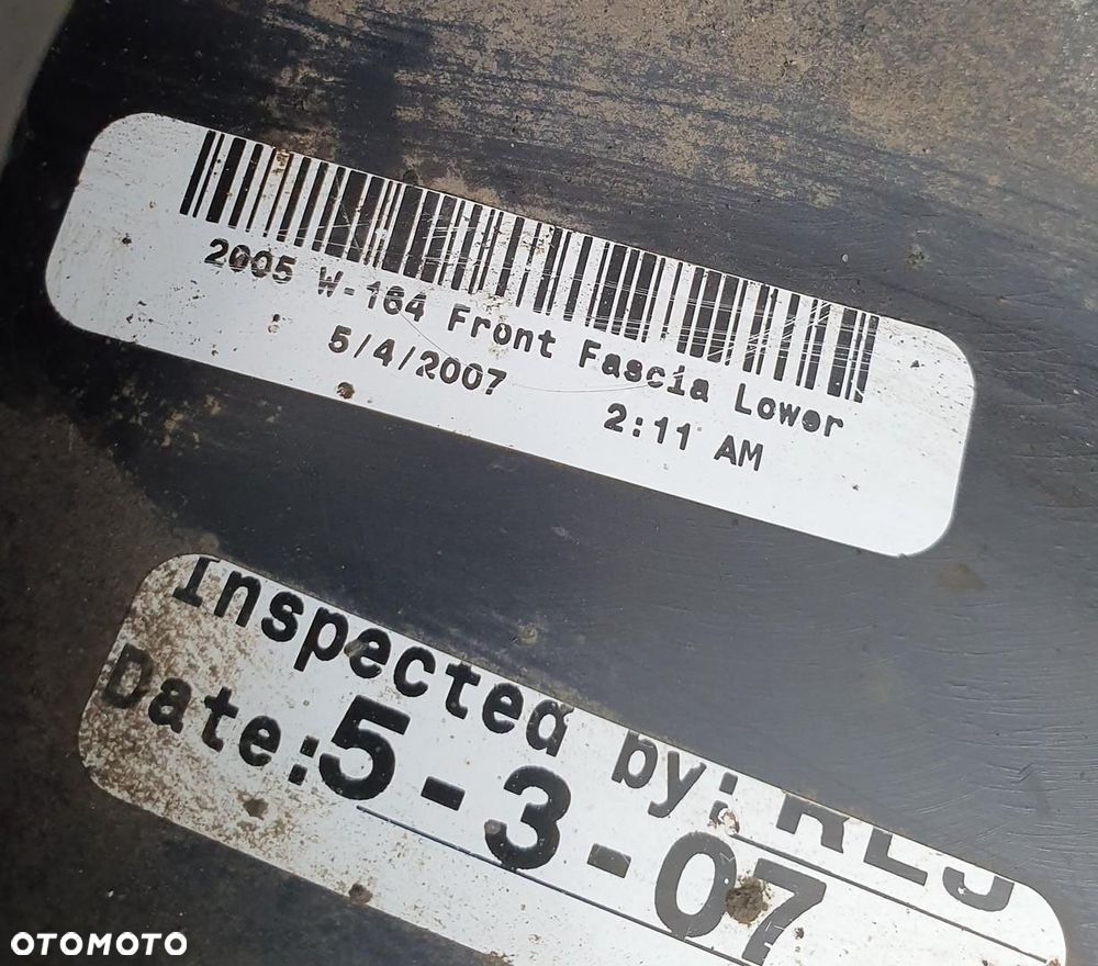 ZDERZAK PRZÓD PRZEDNI 775 PDC MERCEDES ML W164 KOMPLETNY - 12