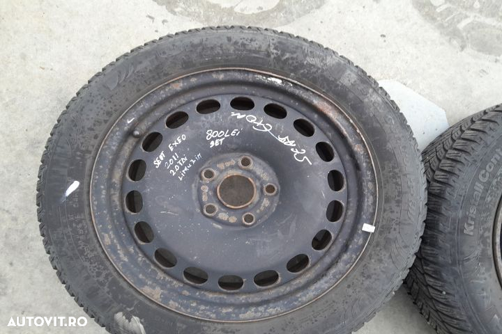 Jante tabla cu anvelope 16 - set 205 / 55 R16 Seat Exeo 1 [2009 - 201 - 2