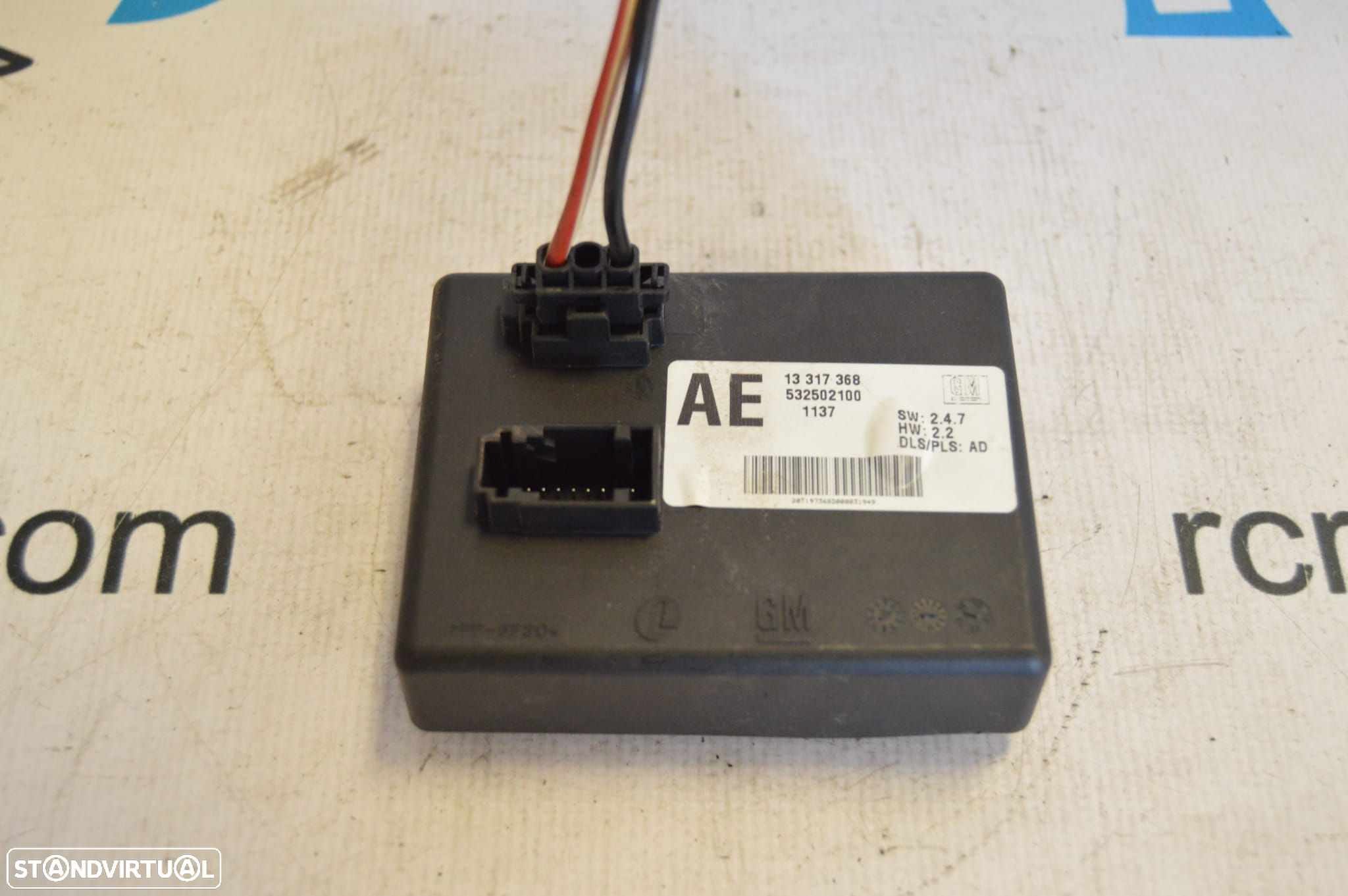 CENTRALINA ECU SENSOR LUZ LUZES LUMINOSIDADE UNIDADE CONTROLO GM13317368 13317368 532502100 OPEL INSIGNIA A G09 TOURER 2.0 CDTI 130CV A20DT - 4