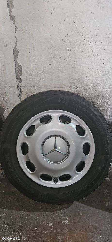 Koła zimowe205/65R15 + 3 kołpaki Mercedes Wrocław, Oława. - 1