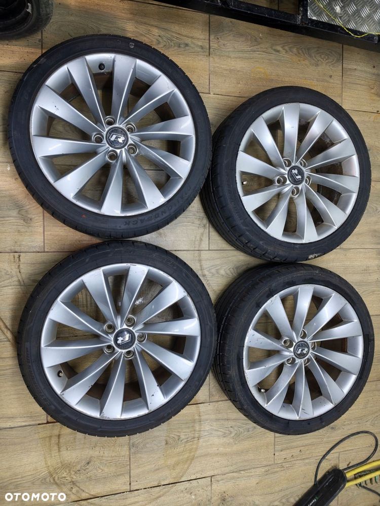 alufelgi +opony lato vw audi skoda seat oe 3c8601025d 8j 5x112 et 41 18cali - 1