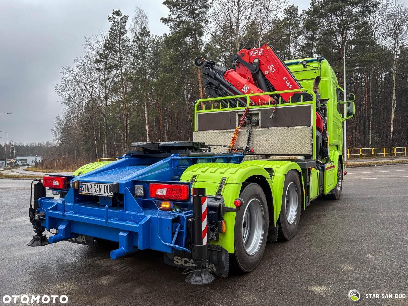 Scania R520 6x2 Fassi F485 HDS Żuraw Wciągarka Euro 6 - 11