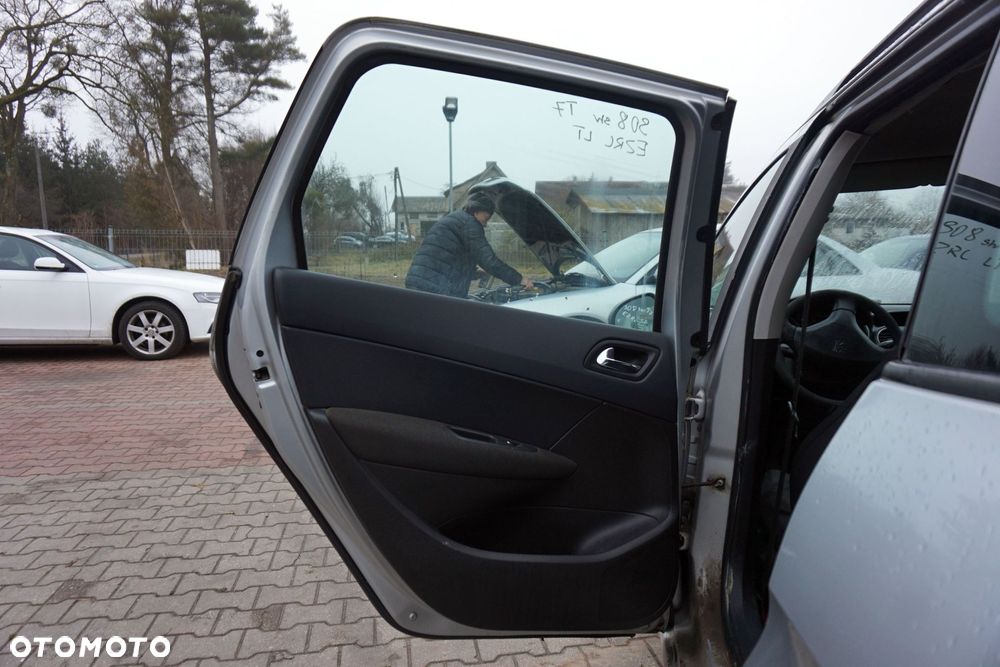 DRZWI TYLNE LEWE 308 I T7 KOMBI EZRC  SREBRNY PEUGEOT 2007-2011 - 8