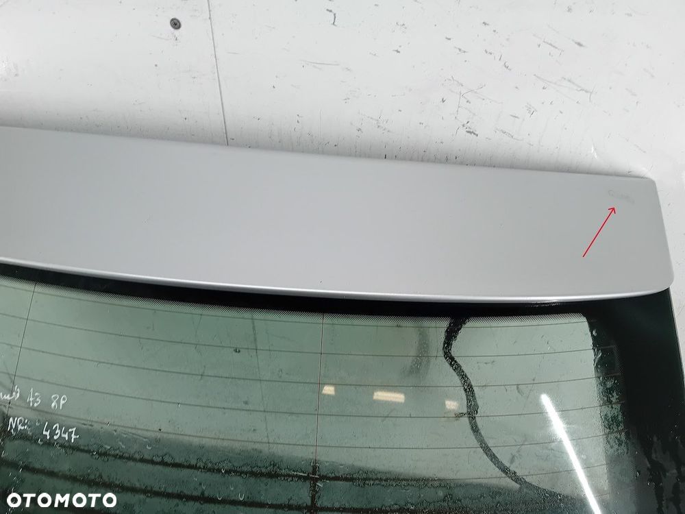 KLAPA BAGAŻNIKA AUDI A3 8P/8PA/8P7 LY7W HATCHBACK 3 DRZWI - 3