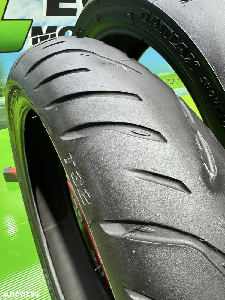 Set Anvelope Moto 120 70 17 si 180 55 17 Bridgestone T32 touring Set91 - 3