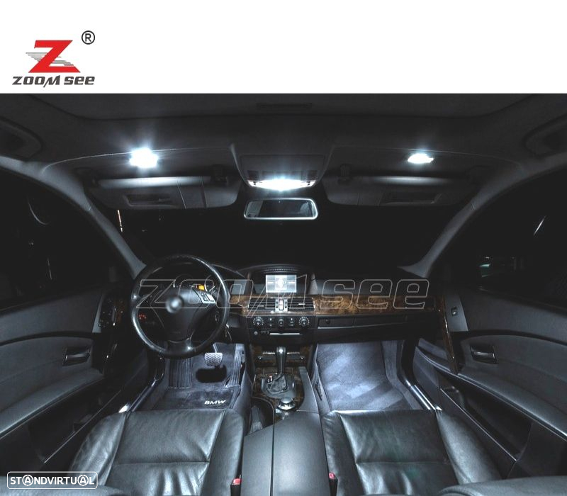 KIT COMPLETO DE 24 LÂMPADAS LED INTERIOR PARA BMW 7 SERIE E65 E66 745I 745LI 750I 750LI 760I 760LI - 4