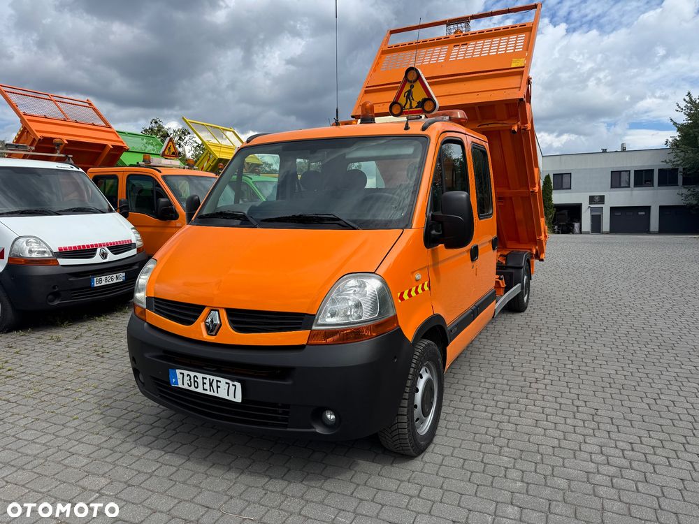 Renault Master Wywrotka 3str  Brygadowka 7 Osób Doka 2.5DCi Kiper I wł. Wywrot - 2