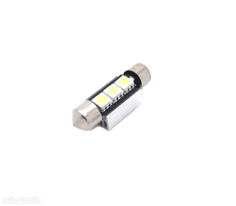 LÂMPADA CONDUZIDO CANBUS FESTOON C5W ECONÔMICO - 1