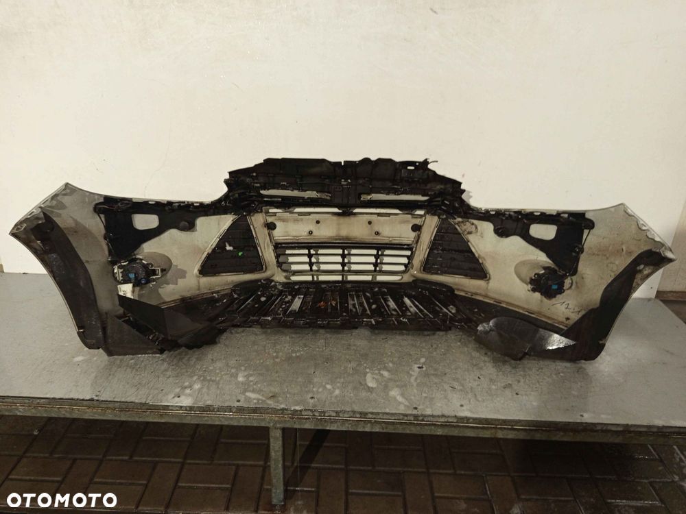 + ZDERZAK PRZÓD PRZEDNI FORD FOCUS MK3 3 III 0B SREBRNY HALOGENY - 5