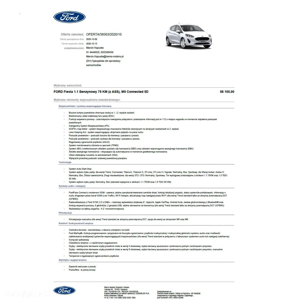 Ford Fiesta 1.1 Connected ASS - 12