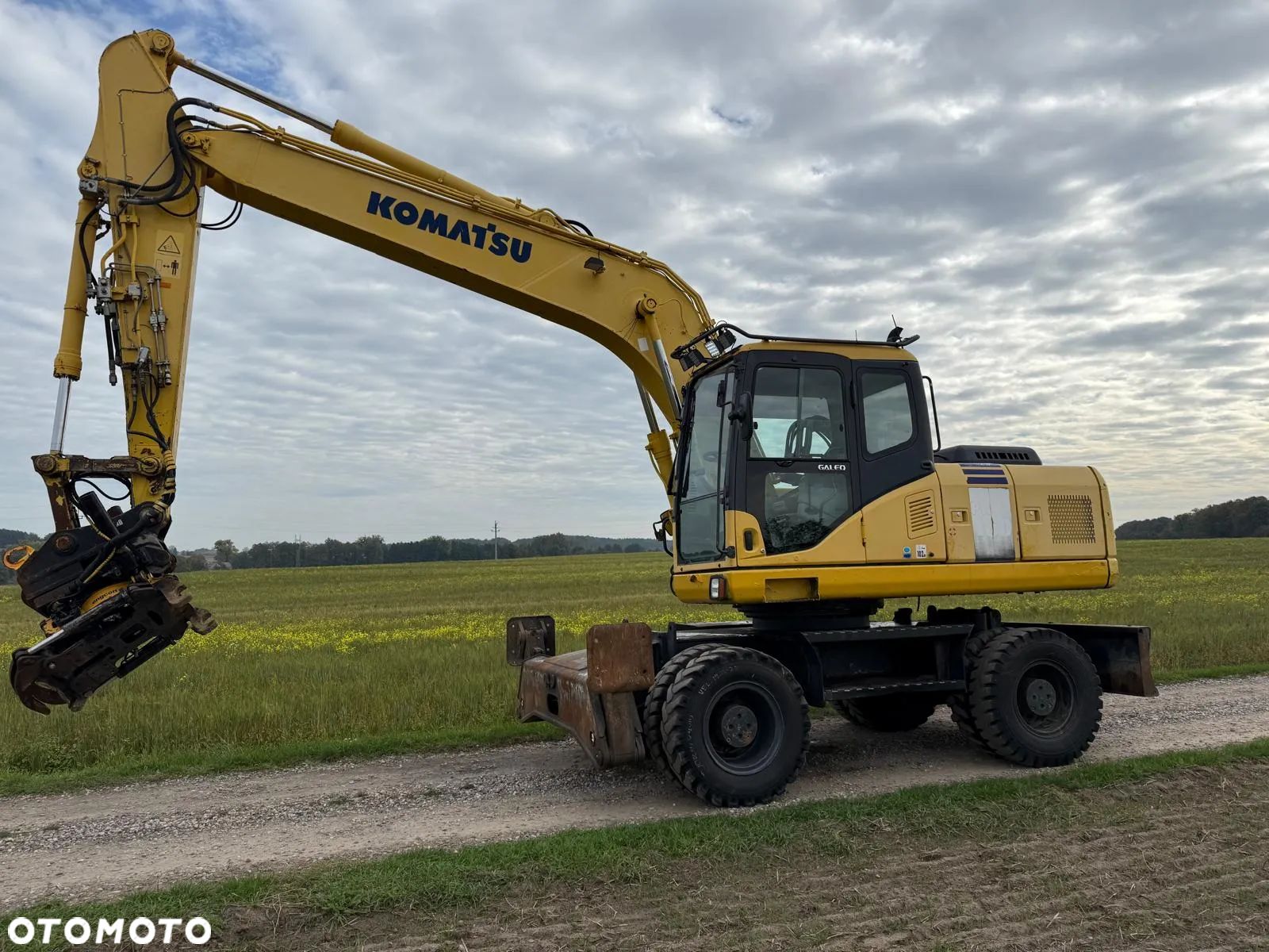 Komatsu Koparka kołowa Komatsu PW180-7K Rok 2006 Oryginał stan W pełni sprawna Gotowa do pracy Klimatyzacja - 1