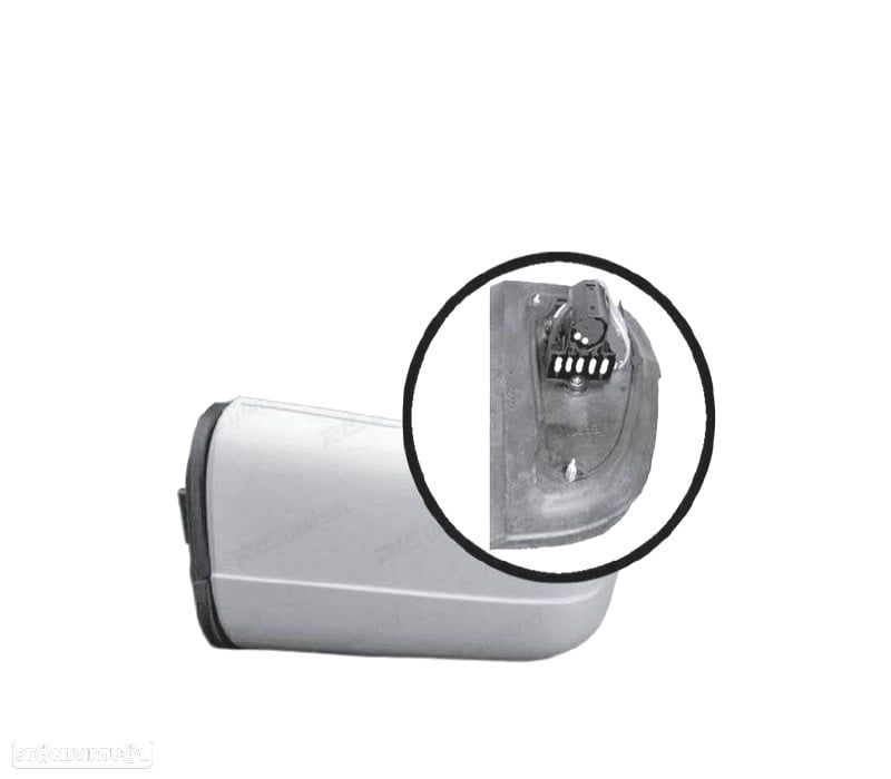 ESPELHO COMPLETO ESQUERDO MERCEDES CLASSE E W210 96-00 REBATÍVEL - 1