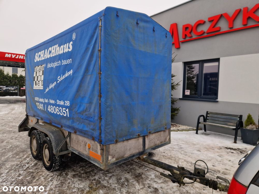 Przyczepka plandeka dwuosiowa niemiecka