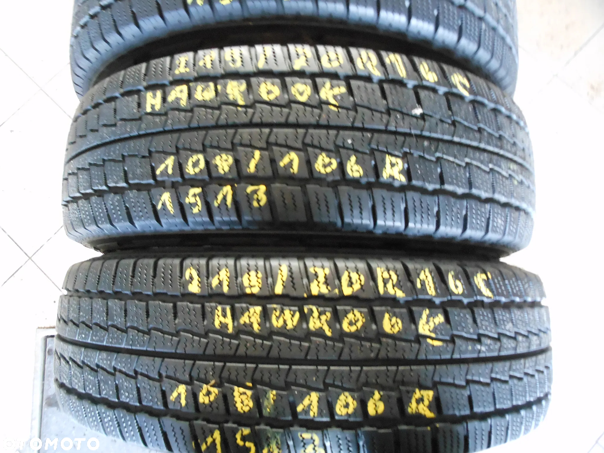 opony 215/70r16c hankook winter rw06 7,8mm zima komplet - 2
