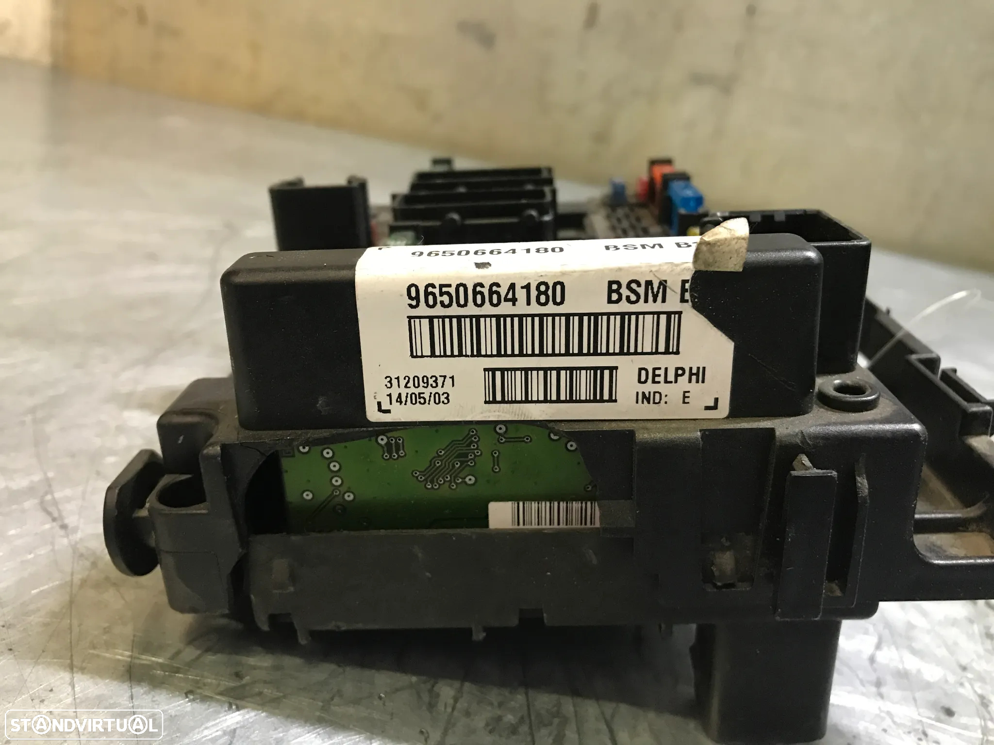 CAIXA DE FUSIVEIS BSM B2 PEUGEOT 206 307 9650664180 - 2