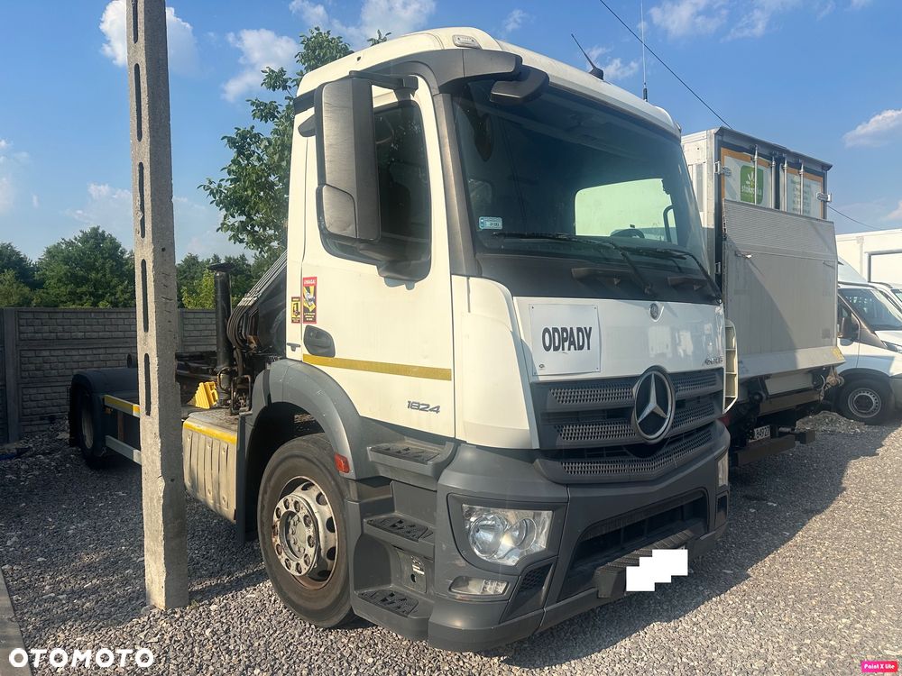 Mercedes-Benz Antos 1824  E6 Hakowiec + HDS HIAB  Salon PL - 2