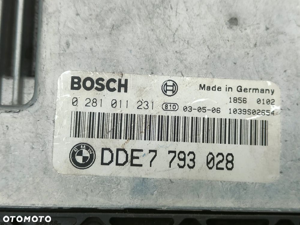 BMW E65 3.0d Sterownik silnika 7793028 - 2
