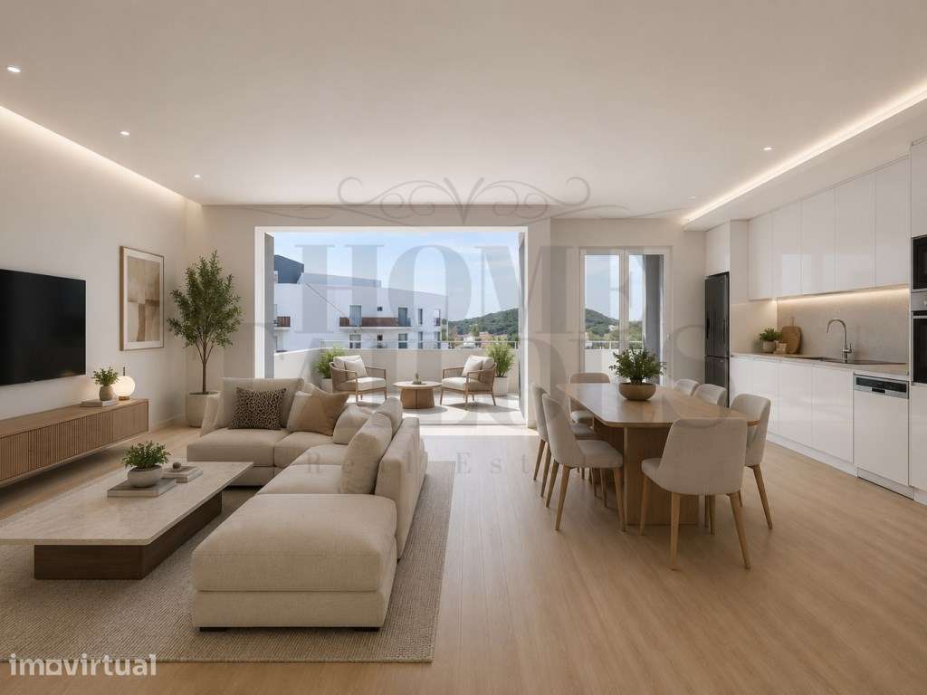 Apartamento T3 Contemporâneo com Duas Suítes e Excelente Exposição ... - Grande imagem: 2/15