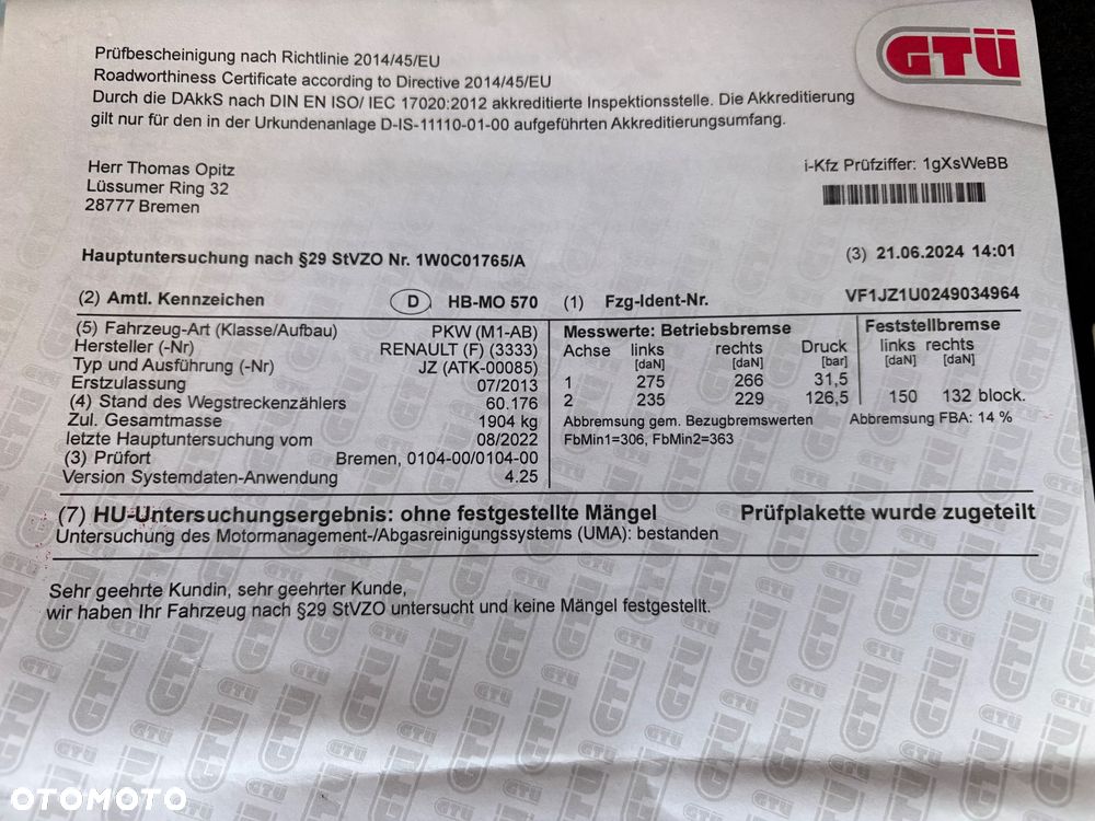 Renault Scenic 1.6 16V 110 Paris - 11