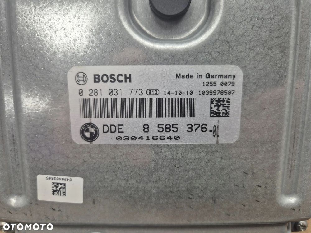BMW Komputer ECU Sterownik Silnika N57D30B 313Km 3.0D X-Drive DDE 8585376 - 2