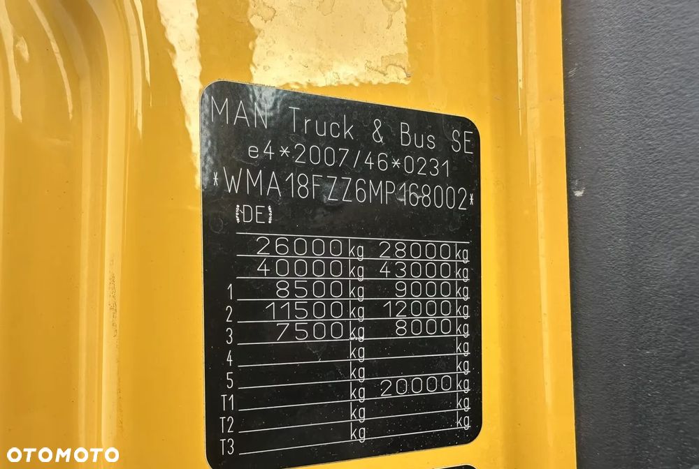 MAN TGS 26.430 6x2 OŚ SKRĘTNA HDS dzwig żuraw FASSI 235 SKŁĄDANY w ''Z'' -RADIO- 5i6 funkacja DODATKOWA,  Skrzynia 650x250cm jak NOWY!!! - 16