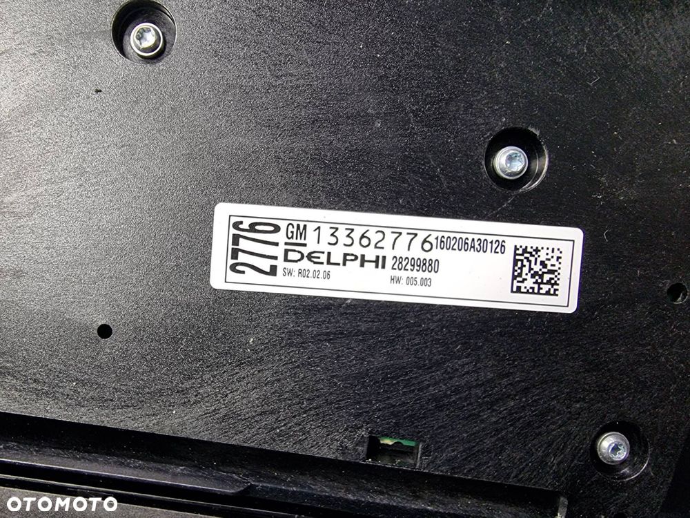PANEL KLIMATYZACJI OPEL MERIVA B II 13435154 1362776 - 3